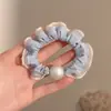 Goma para el pelo satinada floral Maillard para mujer, alta elasticidad, liga para el pelo duradera que no daña el cabello, accesorio elástico para el pelo