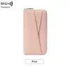 Nuevo monedero largo para mujer con textura de piel de guijarro, anti-magnético RFID, transfronterizo, con múltiples compartimentos, para talonarios, bolso de mano simple de gran capacidad