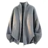 Cárdigan de Punto para Hombre 2025 Otoño e Invierno Nuevo Suéter de Cuello Redondo de Moda Chaqueta Ropa Exterior para Hombre Suéter 941P54