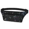 Bolsa de Peito de Um Ombro, Bolsa de Cintura em Tecido de Nylon Repelente à Água, Bolsa Esportiva de Corrida para Homens e Mulheres, Mini Bolsa para Celular, Bolsa de Lazer ao Ar Livre