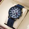 1 pieza-reloj de tres agujas para hombre, reloj de cuarzo deportivo para hombre, adecuado para hombres y estudiantes jóvenes, regalo de vacaciones de cumpleaños - sin caja de regalo