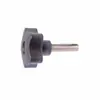 Manija Plástica Pentagonal con Agujero Pasante 40/50, Manija de Flor de Ciruelo Esmerilada, Manija Empotrada con Núcleo de Cobre y Tornillo Externo, Fabricante en Stock