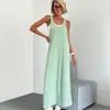 Conjunto de Camisola com Colete Estilo Europeu e Americano Outono 2026, Vestido Longo Solto, Pijama de Tricô para Mulheres, Roupa de Casa Confortável e Respirável para Uso Interno e Externo