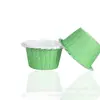 Patrón de estrella de cinco puntas Muffin cup LFGB y FDA certificado Taza de papel para pastel roll Cup