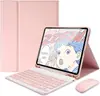 Funda Protectora para Teclado de Tableta Apple Modelo 2025 iPad 11 A16 Teclado Bluetooth Ratón Air7 Funda de Cuero
