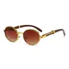 Nuevas Gafas de Sol Retro para Hombre, Ovaladas de Gama Alta Europeas y Americanas de Moda Tendencia Gafas Anti-UV para Mujer, Gafas Transfronterizas