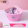 Nuevo Vajilla de Melamina My Little Pony de Wuhe, con Licencia Oficial de Hasbro, Incluye Plato Infantil con Múltiples Compartimentos, Cuchara, Vaso para Agua y Tazón Profundo