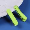 Combinación de colores brillantes ovalado de alta calidad sin costuras clip de pico de pato pinza para el cabello flequillo clip lateral accesorios para el cabello mujeres venta al por mayor