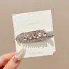 Pinzas florales para el pelo estilo coreano para mujer, pinzas laterales elegantes y exquisitas, pasadores de lazo lindos, pasadores de colores al por mayor