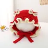 Gorro de lana con encaje para bebé de otoño e invierno, gorro de pescador dulce para niña bebé y niño pequeño, gorro tejido estilo coreano de princesa con protección para las orejas