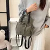 Mochila Unisex Versátil Simple de Gran Capacidad 2025 Otoño Nueva Moda Tendencia Nicho Moda Multifuncional