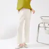Pantalones Rectos de Pierna Plisados de Alta Calidad para Mujer Verano Nueva Llegada Cintura Escalonada Pantalones Casuales Sueltos Versátiles Pantalones de Pierna Estrecha o Ancha para Mujer