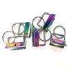 Venta al por mayor de fábrica clip de cola de siete colores para bolsa, clip de cola de cinta para teléfono móvil, accesorios de bordado de fieltro, clip de cola colgante, calidad eléctrica colgante