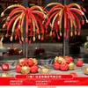 Fuegos artificiales y exhibiciones de globos por el Festival de Medio Otoño y el Día Nacional, decoraciones de escaparates y arreglos de ambiente acogedor para centros comerciales