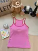 6265# Doce Americana Garota Picante Hot Strass Letra Camisola Colete Feminino Verão Roupa Externa Emagrecedor Valoriza Busto com Bojo Interno