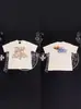 Marca Nueva Transfronteriza de Moda SYNA WORLD Camiseta de Manga Corta Estampada con Letras Hip Hop Streetwear Americano Verano Nuevo para Hombre