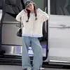 Conjunto Elegante de Otoño para Niñas Camisa Estilo Coreano Infantil Modelo Nuevo 2026 Jeans para Niñas Conjunto de Dos Piezas Primavera y Otoño 12 Años