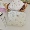 Muito Menininha! Bolsa de Cosméticos com Laço Feminina Grande Capacidade Dormitório Estudantil Bolsa de Cosméticos Estojo Médio Estojo Conjunto