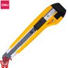Cuchillo de arte Deli 2041s hoja negra auto-bloqueante arte grande 16cm sacapuntas manual cuchillo de electricista afilado resistente al desgaste