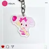 Llavero de Acrílico de Conejo de Dibujos Animados Sanrio Anime Decoración Linda para Mochila Colgante para Mochila de Mejor Amigo Adorno