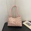Bolsa de Ombro Único/Mão/Transversal Casual Simples Versátil Plissada com Laço Grande Capacidade Tendência de Verão 2026 Nova Moda