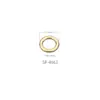 Anillos redondos accesorios metal ropa interior traje de baño botón ajustable accesorios de ropa hebilla de 0 palabras decoraciones
