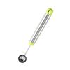 Cuchillo para tallar sandía con excavadora de bolas de fruta de acero inoxidable, tres piezas, suministros de cocina en stock, venta al por mayor