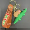 Figuritas de llavero de goma blanda de anime de dibujos animados, colgantes para mochila, accesorios para bolsos, pequeños adornos, al por mayor en stock para tiendas