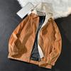 Chaqueta de dos piezas estilo retro japonés para hombre, chaqueta holgada de trabajo de marca de moda juvenil, estilo primavera y otoño