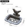 Caja de Jabón de Pájaro de Hierro Fundido Decorativa Creativa Nostálgica para Lavabo Estante de Moda Drenaje Creativo para Inodoro