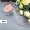 Cinta de copo de nieve de 1.5 cm estilo coreano encaje de lunares lazo DIY caja de regalo empaque de flores suministro a largo plazo