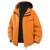 Chaqueta de Montañismo Tres en Uno Desmontable Impermeable y a Prueba de Viento, Repelente al Agua, con Capucha, Unisex, Impermeabilidad 8000mm