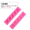 Molde de língua de pato de cristal prato frio fígado de ganso tofu cubo de gelo Cereja assar bandeja de gelo trapezoidal retangular língua de pato silicone