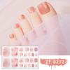 ZF pegatinas para uñas de los pies con taladro tridimensional nuevo arte de uñas pegatinas para pies manualidades película de aceite de uñas de cristal pegatinas para uñas de los pies pegatinas de gel sin cocción