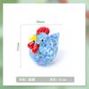 Zibo Artesanías de Adornos de Vidrio Muñeco de Verdura Pollo Muñeco de Pollo Picante Repollo de Vidrio Pollo Adornos Creativos Regalo