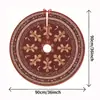 Nueva Falda para Árbol de Navidad con Diseño de Mejor Venta en Amazon Decoración para Base de Árbol Impresión Digital Suministros Navideños Decoraciones