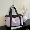 Bolsa de Gimnasio Estilo Dulce con Estampado de Estrellas Gran Capacidad Bolso de Mano Expandible Mochila de Estudiante para Regreso a la Escuela Camping Viaje Bolsa de Equipaje