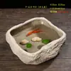 Macetas Cerámicas Creativas Inspiradas en Zen para Plantas Acuáticas, Macetas Hidropónicas Grandes, Recipientes para Lotos, Contenedores de Jardinería para el Hogar para Flores Frescas y Centella Asiática