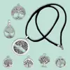 Pulseira Colar Personalizada Popular Europeia e Americana Árvore da Vida Pingente DIY Liga Liga Cortada Árvore da Vida Pingente Ponto Atacado