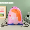 Bolsa com Cordão Desenho Animado Amazon Bolsa de Armazenamento Mochila Impermeável de Verão Bolso com Cordão de Poliéster