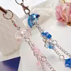 Cadena para teléfono móvil con borlas de estrella en forma de medusa, estilo dulce y fresco transfronterizo, cordón para colgar, decoraciones colgantes para teléfono móvil de amigas