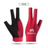 Guantes de Billar Profesionales Snooker para Hombre Tres Dedos Dedo Completo Seda de Hielo Transpirables Antideslizantes Mano Izquierda Individual Guantes de Pool para Mujer