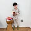 10A Antibacteriano Atualizado Outono e Inverno Infantil Algodão Puro Sem Costura Roupa de Casa Roupa Íntima Bebê Pijama de Lã Stretch