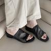 2025 Nuevo Estilo Coreano Sandalias de Piel Genuina para Mujer Verano Exterior Suela Gruesa Sandalias Birkenstocks de Playa Calzado para Mujer