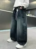 Jeans para niño estilo nuevo para primavera y otoño 2026, ropa de otoño elegante para niños mayores, pantalones rectos holgados para niños
