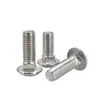 En Stock Tornillos de Acero Inoxidable 304, Pernos de Carruaje de Cabeza Redonda, Pernos de Cuello Cuadrado M6~M12, Pernos de Carruaje, Tornillos para Estantes