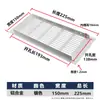 Orificio de Ventilación Disipación de Calor Negro Plateado Gabinete para Zapatos Rectangular Malla Transpirable Gabinete de Ventilación Armario de Vestir Aleación de Aluminio Malla Transpirable