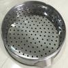 Acero inoxidable vaporera perforada cajón vaporera tira de lámina jaula vaporera jaula de pie cubierta 08 de grosor base vaporera ampliada anillo de cintura 60cm