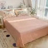 Sábana de cama auténtica 13376 de algodón puro, sábana de cama de ancho amplio 100% algodón, sábana de cama estampada de color liso, sábana de cama de algodón puro de alta calidad hecha a medida