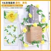 Painel de Parede com Rosas e 9 Flores de Trepadeira de Rosa, Flores Artificiais para Decoração de Varanda de Casa, Paisagismo, Painel de Parede com Flores de Rosa para Casamento, Flores Artificiais